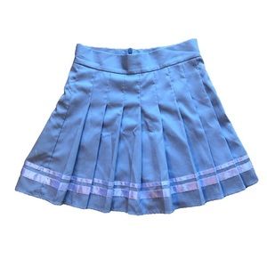 kawaii baby blue skirt